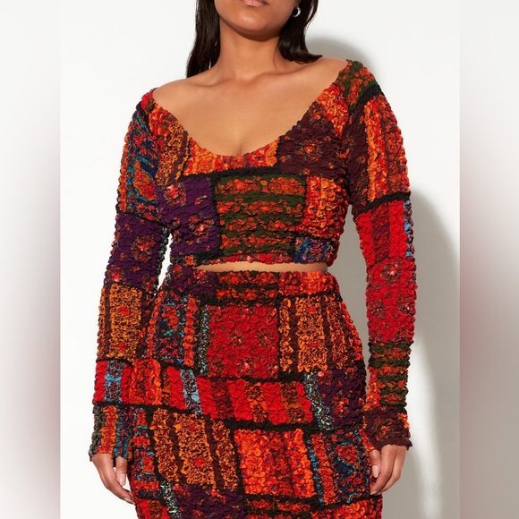 Mara Hoffman NWT Soma long sleeved cropped top size L & 2X available - Picture 7 of 7